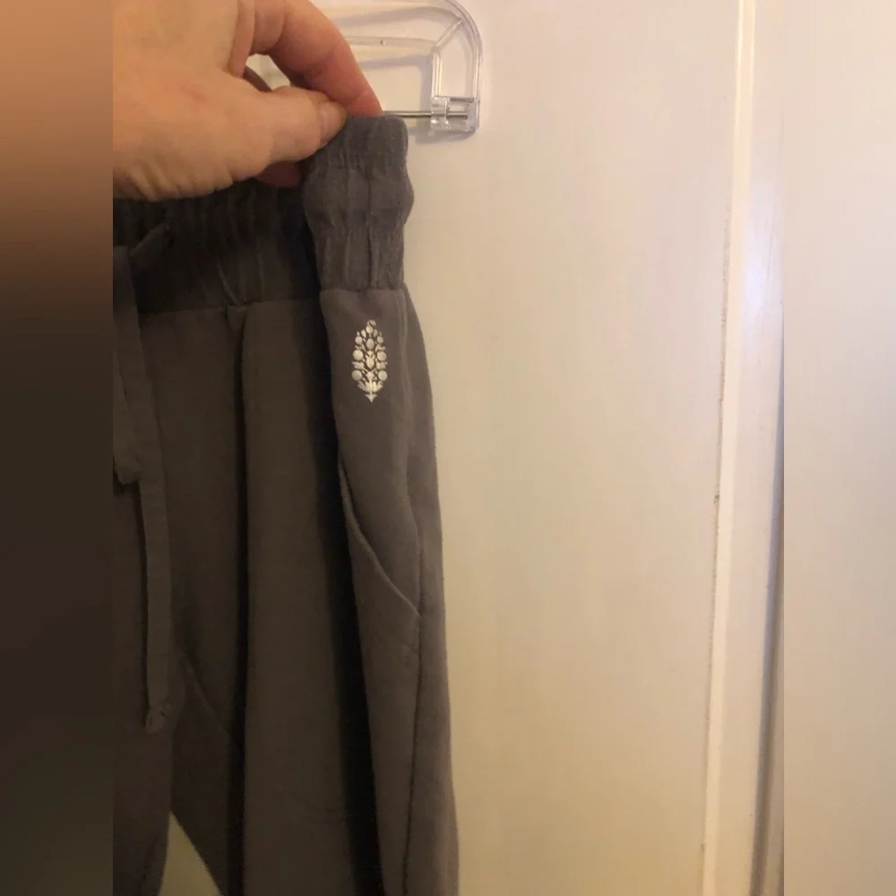 Free People Movement Joggers Skinny Sweatpants Charcoal Gray